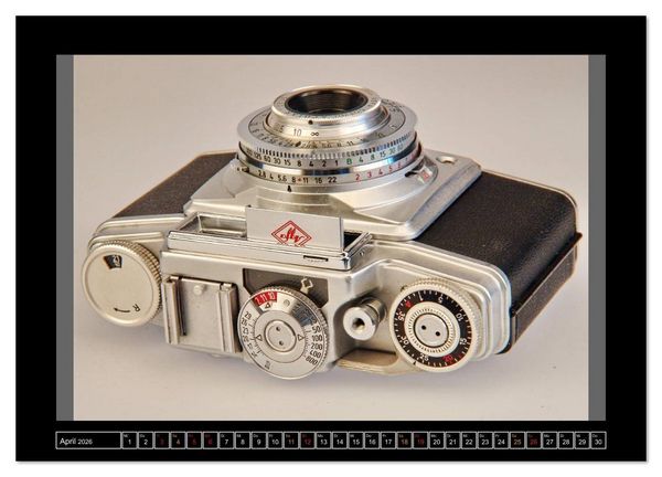 Produktbild: AGFA KAMERA OLDIES Klassische Kameras von 1926 - 1974 (Wandkalender 2026 DIN A3 quer), CALVENDO Monatskalender