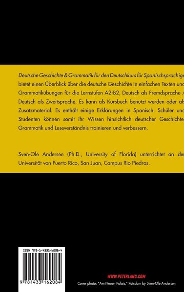 Produktbild: Deutsche Geschichte & Grammatik f&uuml;r den Deutschkurs f&uuml;r Spanischsprachige