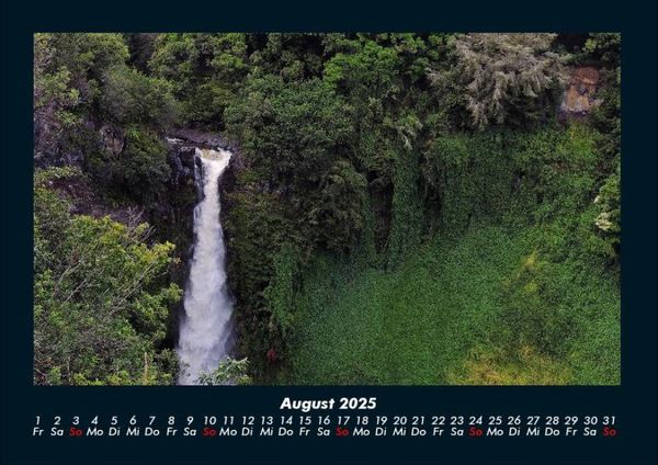 Produktbild: Wasserf&auml;lle 2025 Fotokalender DIN A4