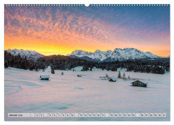Produktbild: Wundersch&ouml;nes Bayern (Wandkalender 2026 DIN A2 quer), CALVENDO Monatskalender