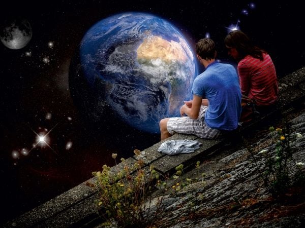 Produktbild: CALVENDO Puzzle Mit Blick auf die Unendlichkeit | 1000 Teile Lege-Gr&ouml;&szlig;e 64x48cm Foto-Puzzle f&uuml;r gl&uuml;ckliche Stunden