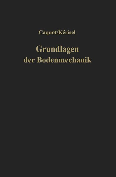 Produktbild: Grundlagen der Bodenmechanik