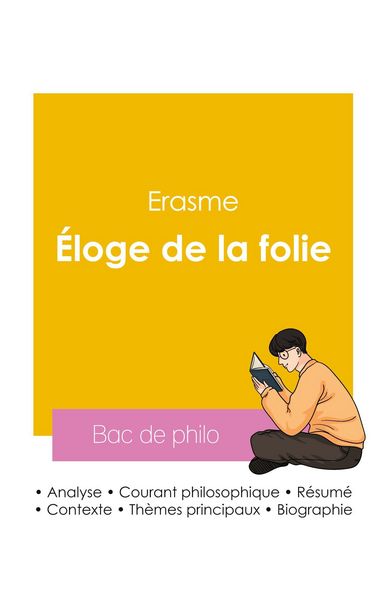 Produktbild: R&eacute;ussir son Bac de philosophie 2026 : Analyse de l'&Eacute;loge de la folie de Erasme