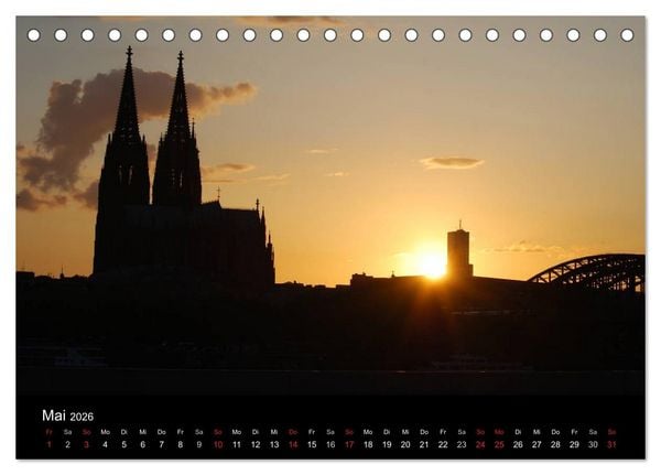 Produktbild: K&ouml;lner Spitzen (Tischkalender 2026 DIN A5 quer), CALVENDO Monatskalender