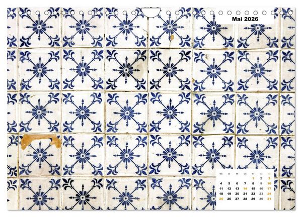 Produktbild: Lissabons Azulejos (Wandkalender 2026 DIN A4 quer), CALVENDO Monatskalender