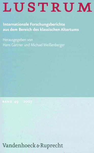 Produktbild: Lustrum Band 49 - 2007