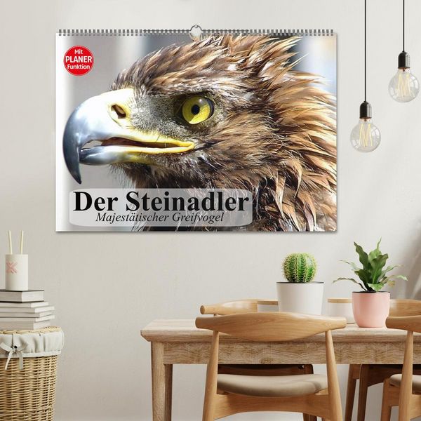 Produktbild: Der Steinadler. Majest&auml;tischer Greifvogel (Wandkalender 2026 DIN A2 quer), CALVENDO Monatskalender
