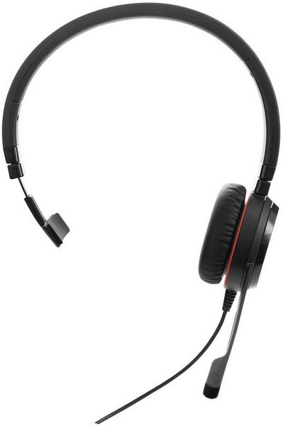 Produktbild: Jabra Evolve 30 II On Ear Headset kabelgebunden Mono Schwarz Noise Cancelling, Mikrofon-Rauschunterdr&uuml;ckung Headset