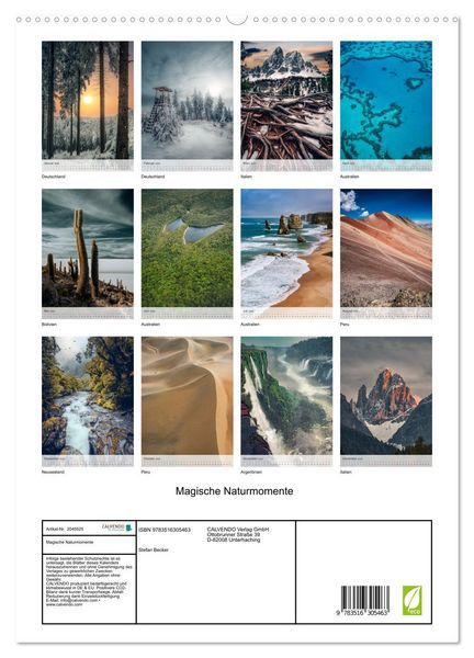 Produktbild: Magische Naturmomente (hochwertiger Premium Wandkalender 2026 DIN A2 hoch), Kunstdruck in Hochglanz