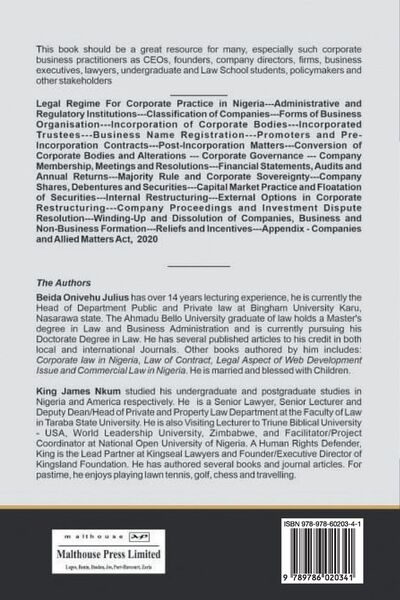 Produktbild: Corporate Law in Nigeria