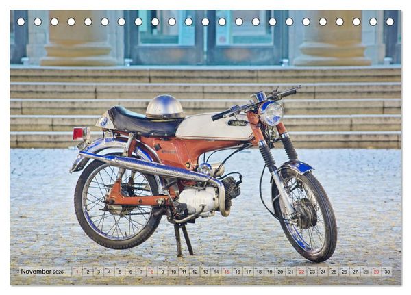 Produktbild: Oldtimer Mopeds - fotografiert von Michael Allmaier (Tischkalender 2026 DIN A5 quer), CALVENDO Monatskalender