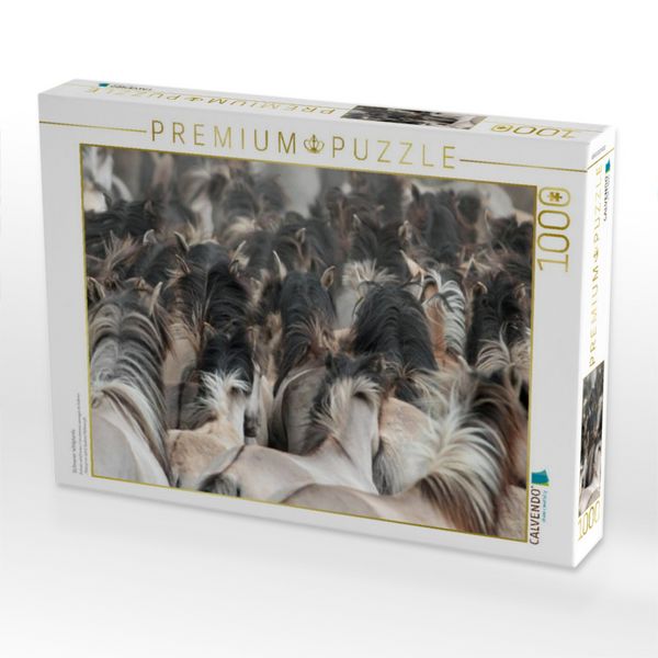 Produktbild: CALVENDO Puzzle D&uuml;lmener Wildpferde | 1000 Teile Lege-Gr&ouml;&szlig;e 64x48cm Foto-Puzzle f&uuml;r gl&uuml;ckliche Stunden