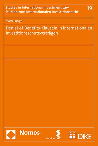 Produktbild: Denial-of-Benefits-Klauseln in internationalen Investitionsschutzvertr&auml;gen