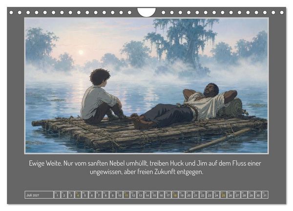 Produktbild: Die Freiheit am Mississippi (Wandkalender 2027 DIN A4 quer), CALVENDO Monatskalender