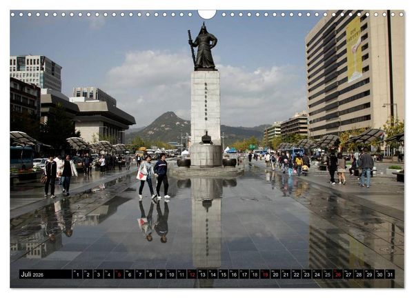 Produktbild: Seoul (Wandkalender 2026 DIN A3 quer), CALVENDO Monatskalender