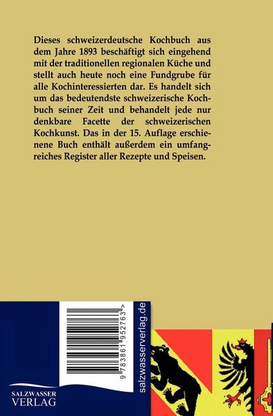 Produktbild: Traditionelles Schweizerisches Kochbuch