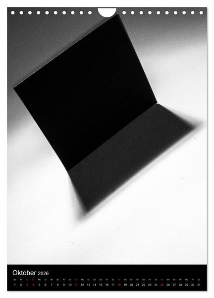 Produktbild: Das schwarze Quadrat auf wei&szlig;em Grund (Wandkalender 2026 DIN A4 hoch), CALVENDO Monatskalender