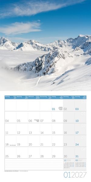 Produktbild: Atempause Kalender 2027 - 30x30 - Art12