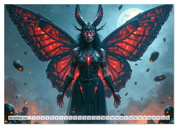 Produktbild: Aztekische Mythologie - G&ouml;tter, Helden und Monster (Wandkalender 2026 DIN A4 quer), CALVENDO Monatskalender