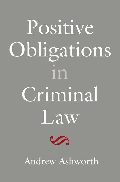 Produktbild: Positive Obligations in Criminal Law
