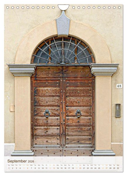 Produktbild: Umbrian Doorways (Wall Calendar 2026 DIN A4 portrait), CALVENDO 12 Month Wall Calendar