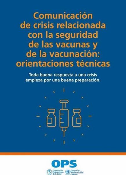 Produktbild: Comunicaci&oacute;n de Crisis Relacionada Con La Seguridad de Las Vacunas Y de la Vacunaci&oacute;n