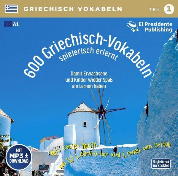 Produktbild: 600 Griechisch-Vokabeln spielerisch erlernt - Teil 1
