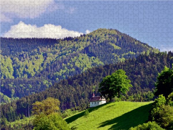 Produktbild: CALVENDO Puzzle Kopfrainkapelle im Simonsw&auml;lder Tal 1000 Teile Lege-Gr&ouml;&szlig;e 64 x 48 cm Foto-Puzzle Bild von Ingo Laue