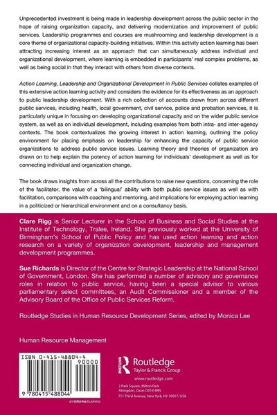 Produktbild: Action Learning, Leadership and Organizational Development in Public Services