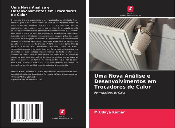 Produktbild: Uma Nova An&aacute;lise e Desenvolvimentos em Trocadores de Calor