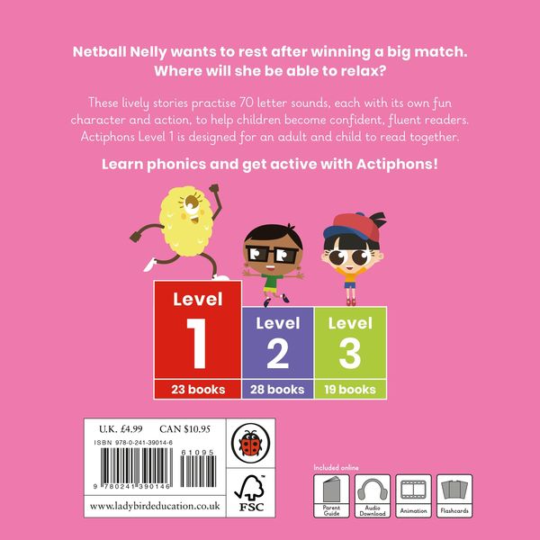 Produktbild: Actiphons Level 1 Book 6 Netball Nelly