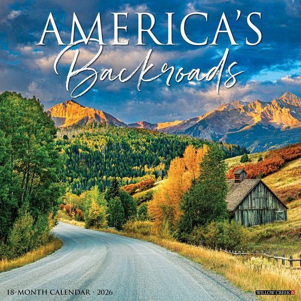 Produktbild: America's Backroads 2026 12 X 12 Wall Calendar