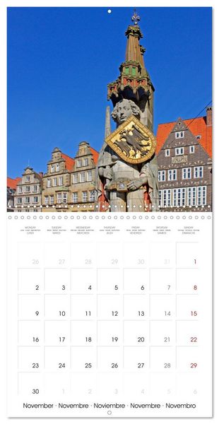 Produktbild: Hanseatic League - Places in northern Germany (Wall Calendar 2026 12 &times; 12 Inch) CALVENDO 12 Month Wall Calendar
