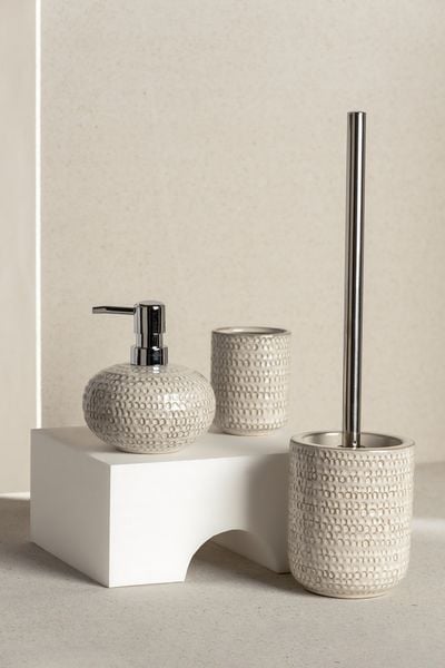 Produktbild: WC-Garnitur Mod. Pergole Creme, hochwertige Keramik