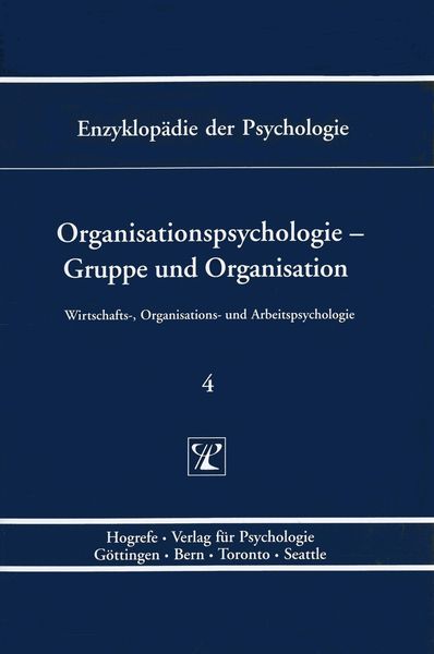 Produktbild: Organisationspsychologie - Gruppe und Organisation