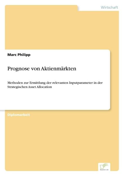 Produktbild: Prognose von Aktienm&auml;rkten