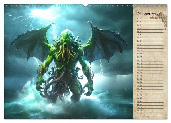 Produktbild: Viktorianische Schrecken (Wandkalender 2026 DIN A2 quer), CALVENDO Monatskalender