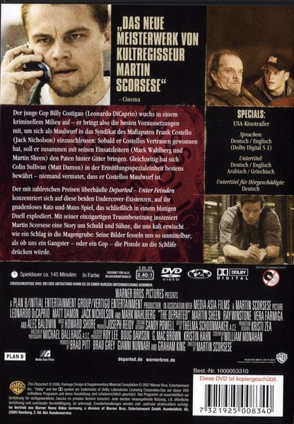Produktbild: Departed: Unter Feinden