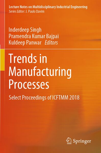 Produktbild: Trends in Manufacturing Processes