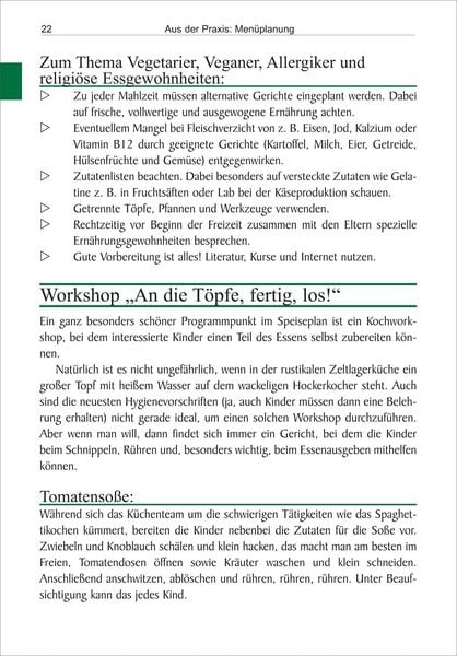 Produktbild: Kochen f&uuml;r Gruppen und Zeltlager