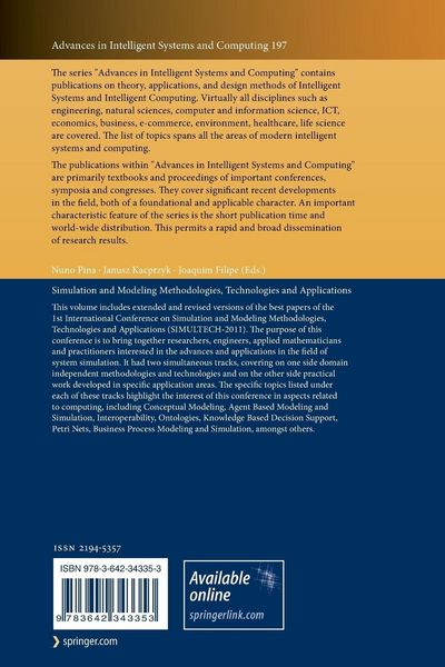 Produktbild: Simulation and Modeling Methodologies, Technologies and Applications