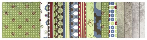 Produktbild: URSUS Spezialpapiere Design Paper Pack Retro, 30 Blatt