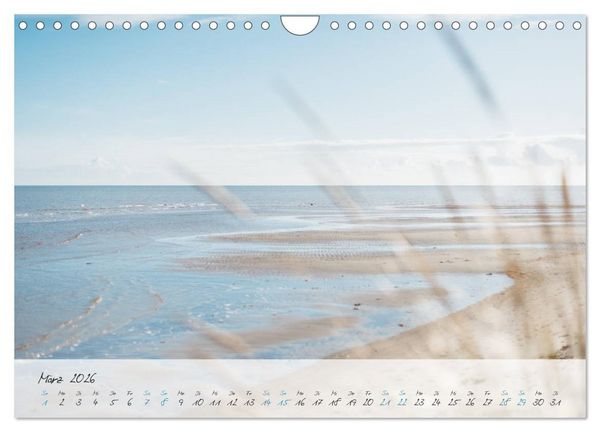 Produktbild: Sehnsucht Meer - Poesie der Stille (Wandkalender 2026 DIN A4 quer), CALVENDO Monatskalender