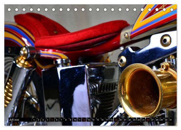 Produktbild: Harley Classic Chopper (Tischkalender 2026 DIN A5 quer), CALVENDO Monatskalender