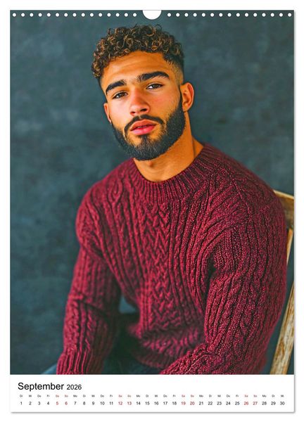 Produktbild: Knit Couture - Strick trifft Runway (Wandkalender 2026 DIN A3 hoch), CALVENDO Monatskalender