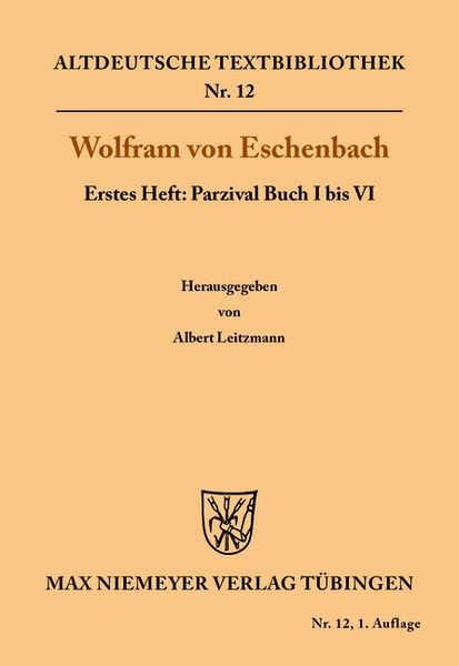 Produktbild: Parzival Buch I bis VI