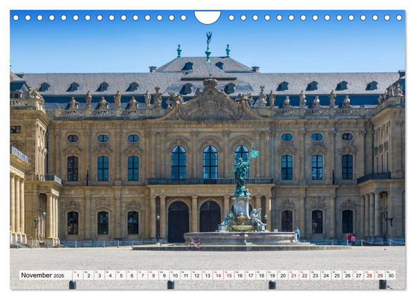 Produktbild: W&Uuml;RZBURG Historisches Stadtherz (Wandkalender 2026 DIN A4 quer), CALVENDO Monatskalender