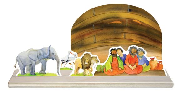 Produktbild: Noahs Arche. Erz&auml;hlschienen-Figurenset