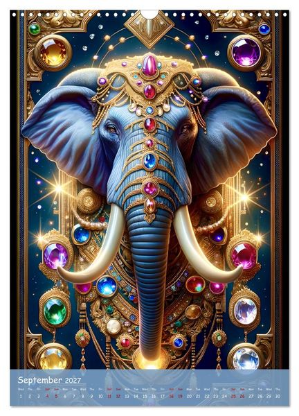 Produktbild: The Art of Power Animals (Wall Calendar 2027 DIN A3 portrait), CALVENDO 12 Month Wall Calendar