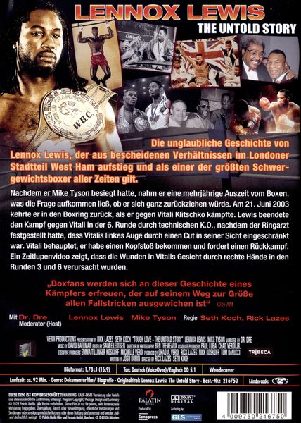 Produktbild: Lennox Lewis - The Untold Story